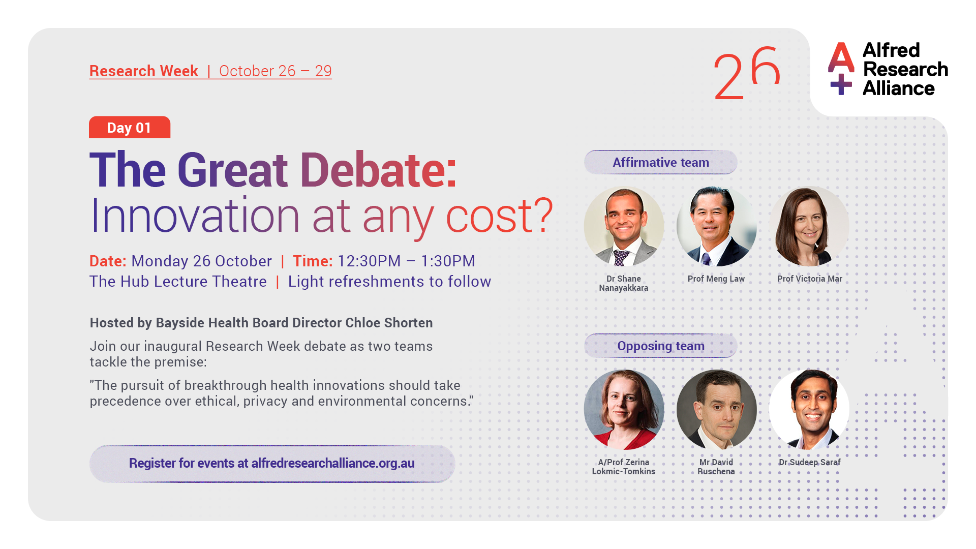 Day 1 - The Great Debate