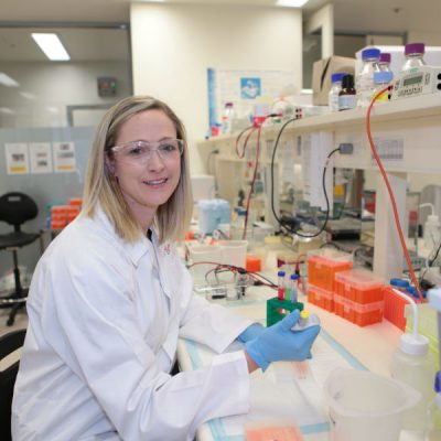 Dr Anna Calkin from the Baker Institute’s Lipid Metabolism and Cardiometabolic disease lab. Her group is examining lipid levels which put individuals at increased risk of diabetes and cardiovascular disease.