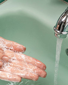 Hand washing is important in stopping the spread of COVID-19.